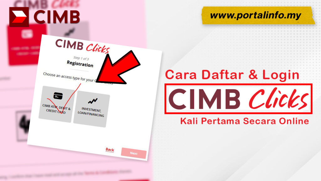 Cara Daftar & Login CIMB Click Kali Pertama Secara Online - Portal Info